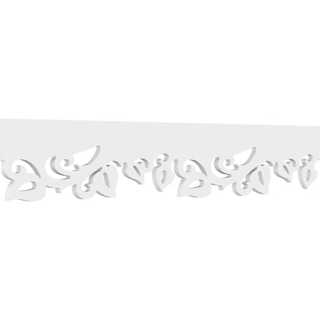 Ekena Millwork Everdale Architectural Grade PVC Running Trim, 8"H x 5/8"P x 48"L RUNP08X0625X48EVD